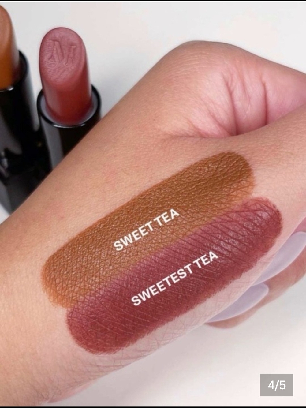 Morphe NWT Sweet Tea Matte Lipstick - Nude Brown Shade FULL SIZE - Picture 6 of 6